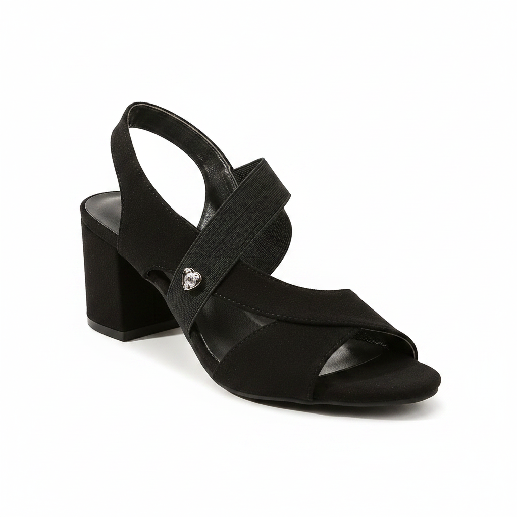 Linda | Pumps mit offenem Zehenbereich und Blockabsatz