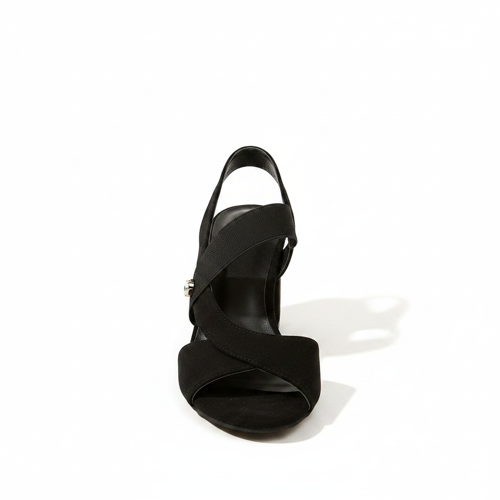 Linda | Pumps mit offenem Zehenbereich und Blockabsatz