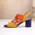 Linda | Pumps mit offenem Zehenbereich und Blockabsatz
