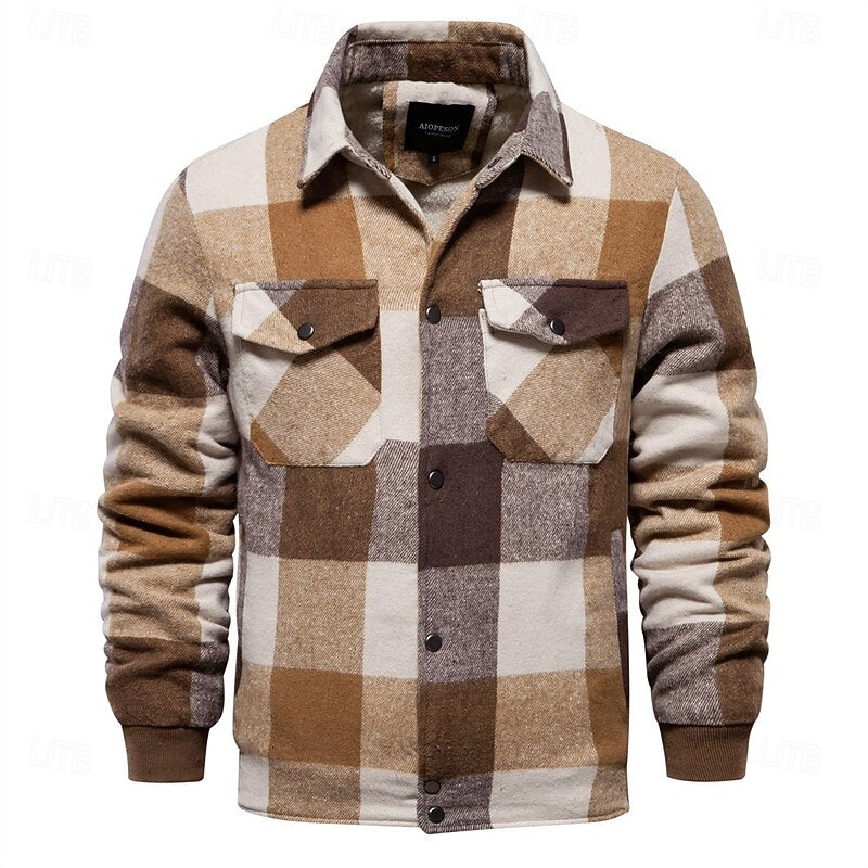 Prescott | Robuste karierte Hemdjacke