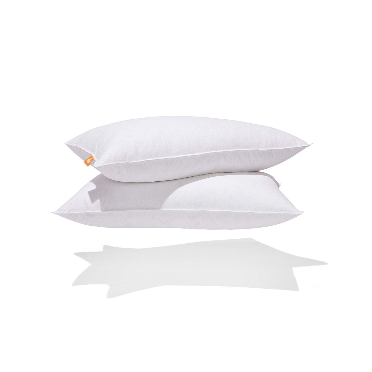 Canadian Down & Feather Company White Goose Feather Pillow, Medium Support 2 Pack