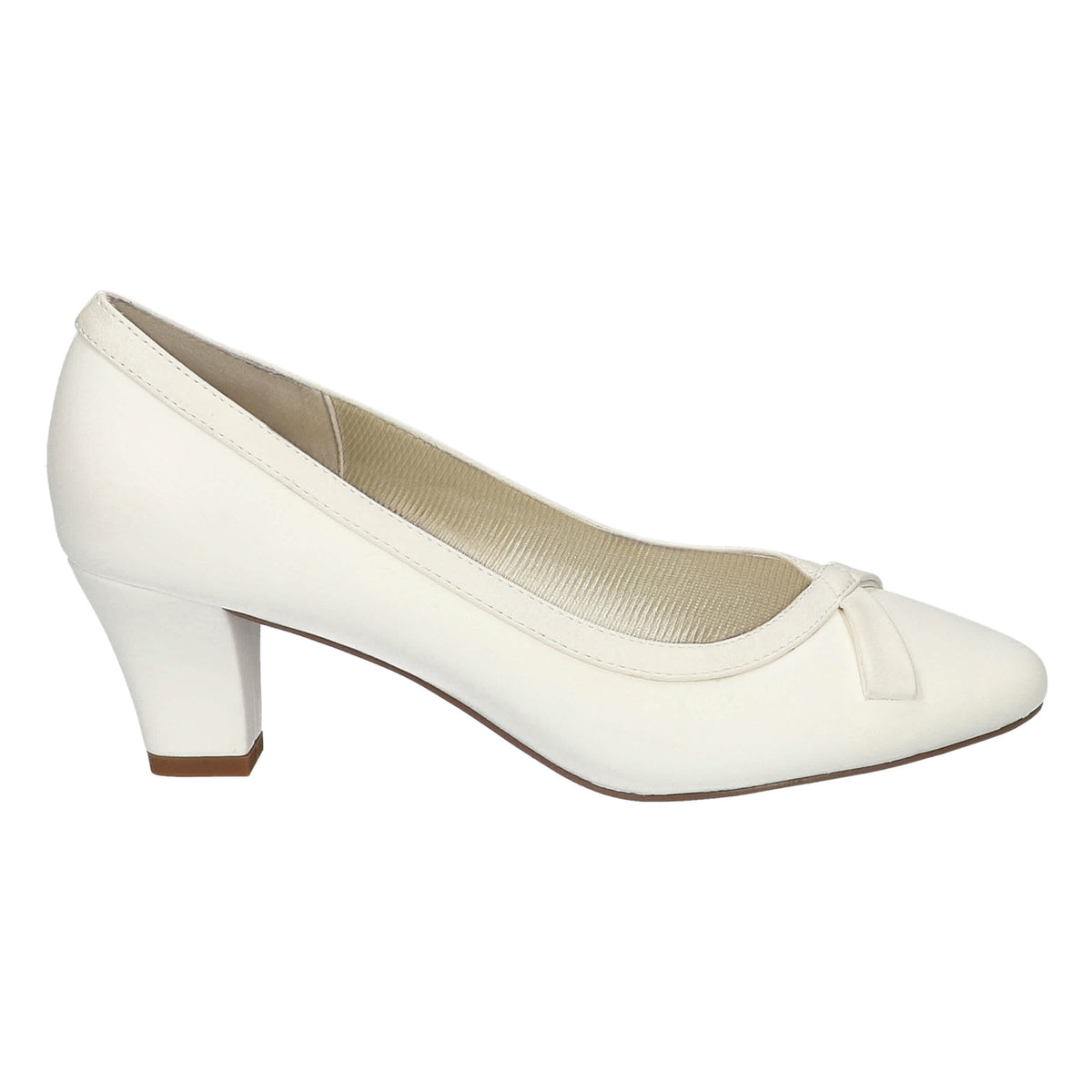 Easy Street Women's Kata White Pearlized Pumps