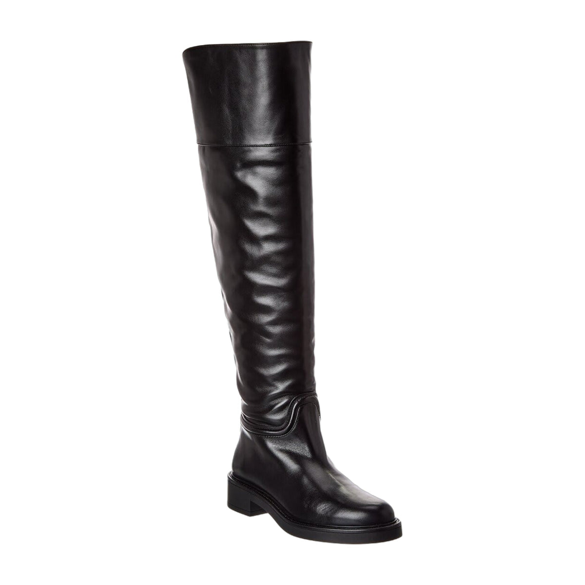 Stuart Weitzman Celia Leather Over-The-Knee Riding Boot