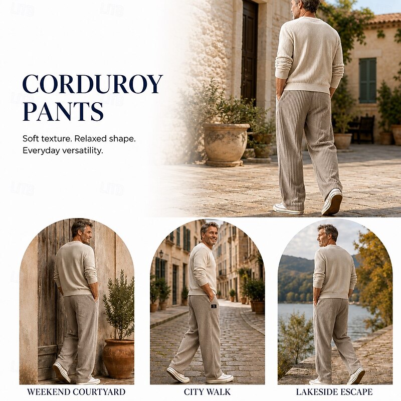 Fraser | Entspannte Rippenhose