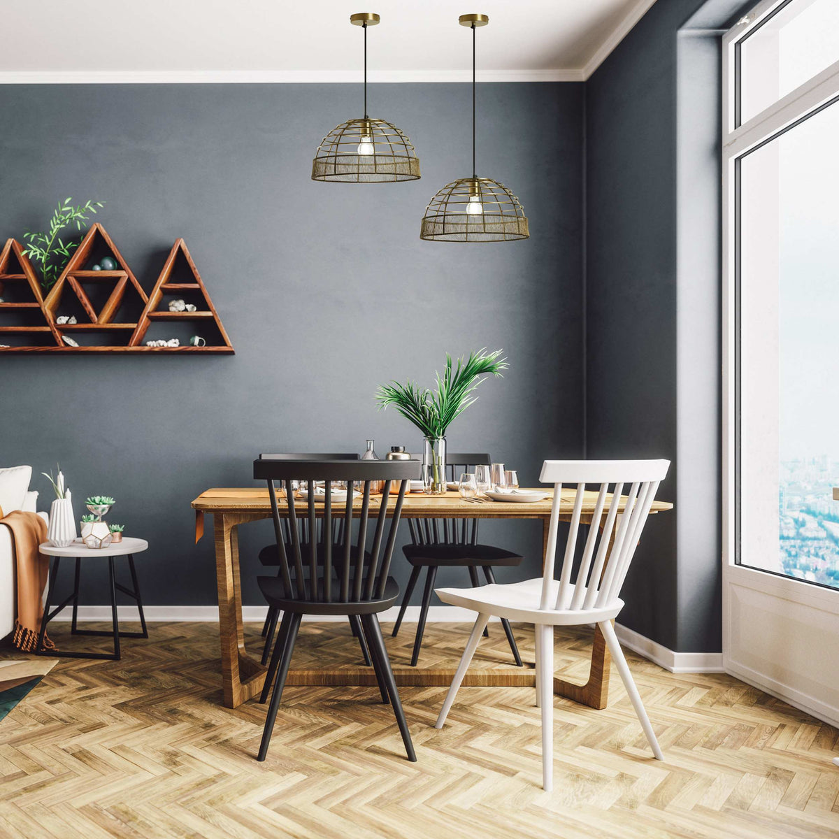 River of Goods Hanging Lamp - Brass