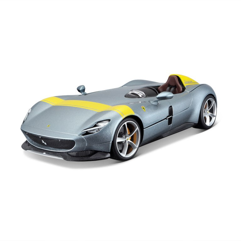 18-16013 Bburago Ferrari R&P - Ferrari Monza SP1, gris - Échelle 1:18