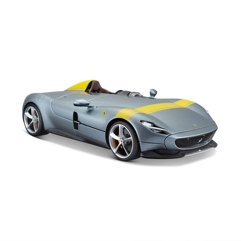 18-16013 Bburago Ferrari R&P - Ferrari Monza SP1, gris - Échelle 1:18