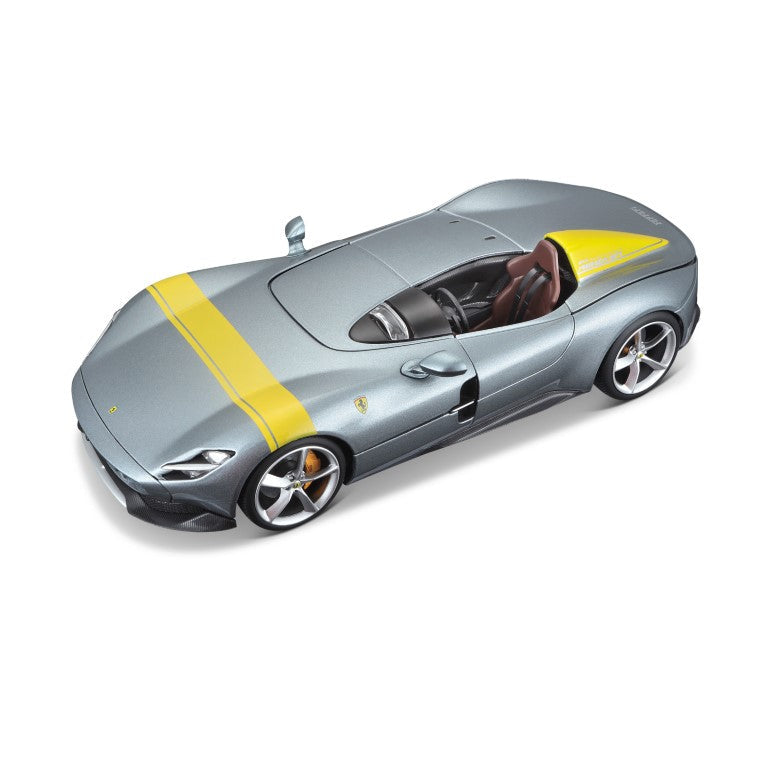 18-16013 Bburago Ferrari R&P - Ferrari Monza SP1, gris - Échelle 1:18