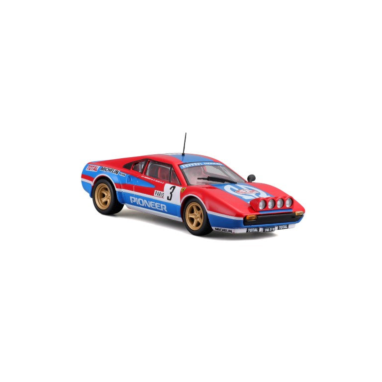18-36304 - Bburago - 1:43 - Ferrari Racing - 308 GTB 1982 - #3 Rouge/Bleu