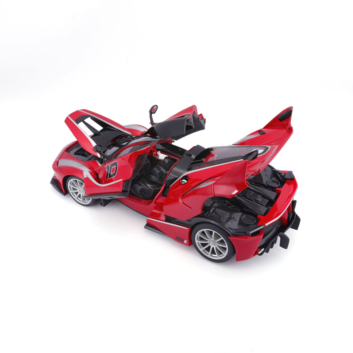 18-16010 Bburago Ferrari R&P - Ferrari FXX K #10, rouge - Échelle 1:18