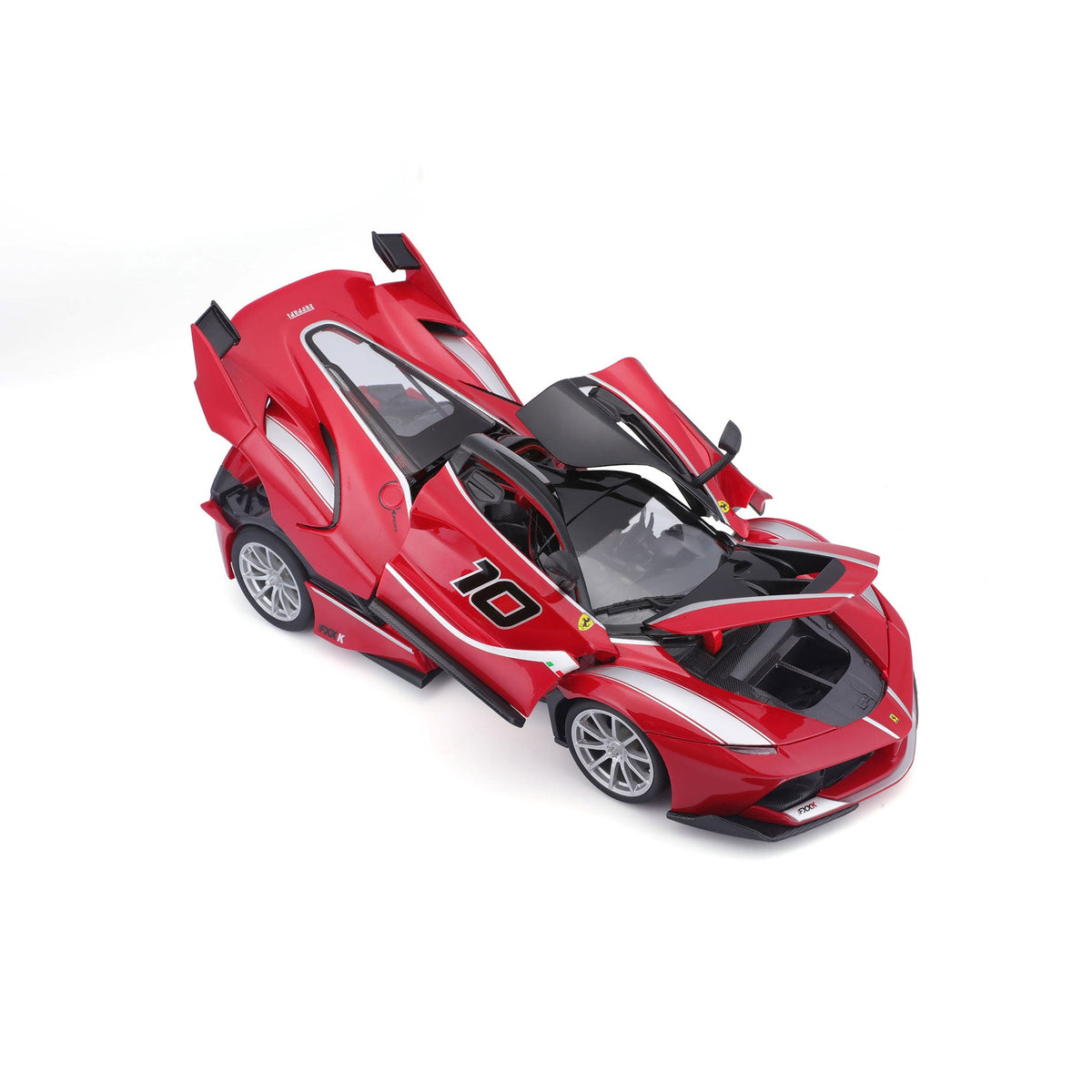 18-16010 Bburago Ferrari R&P - Ferrari FXX K #10, rouge - Échelle 1:18
