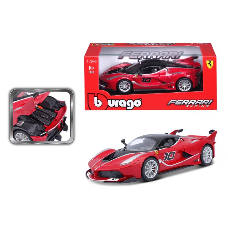 18-26301 Bburago Ferrari Racing - Ferrari FXX K, rouge - Échelle 1:24