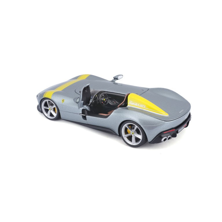 18-26027 Bburago Ferrari R&P - Ferrari Monza SP1, grise - Échelle 1:24