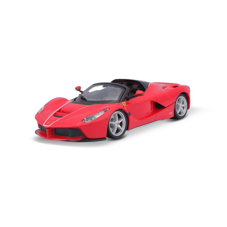18-26022 Bburago Ferrari Race&Play - Ferrari LaFerrari Aperta, rouge - 1:24