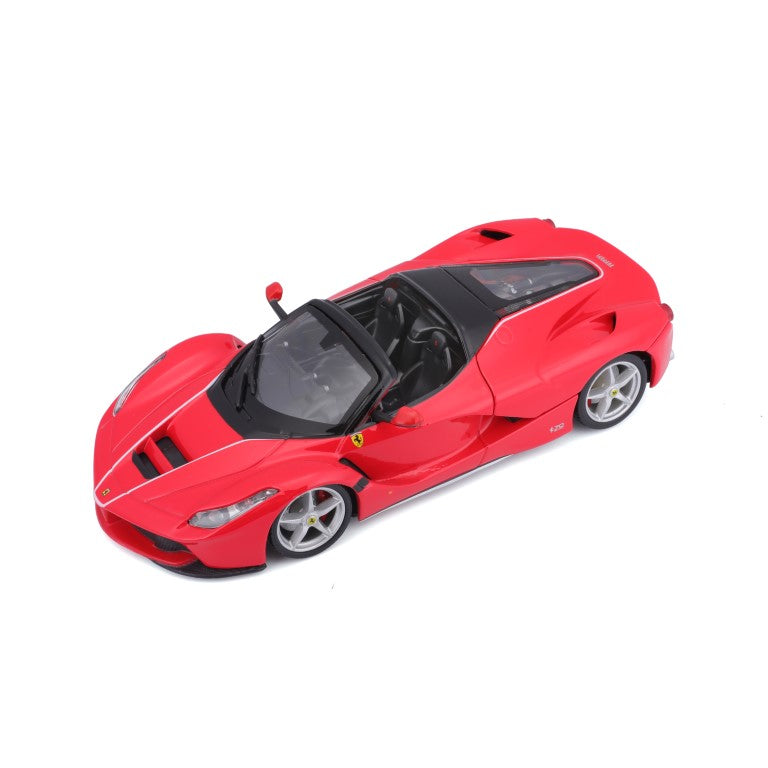 18-26022 Bburago Ferrari Race&Play - Ferrari LaFerrari Aperta, rouge - 1:24