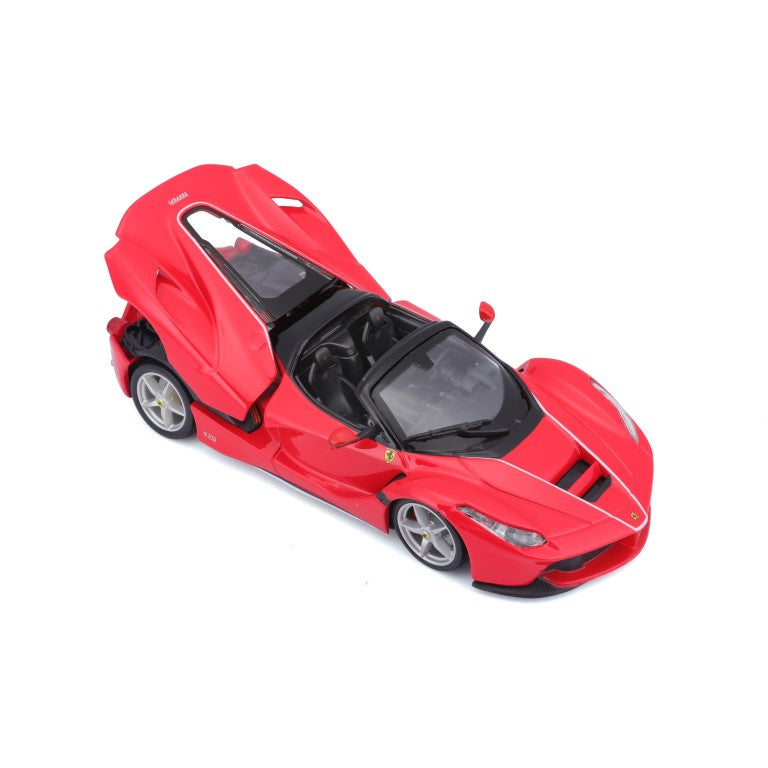 18-26022 Bburago Ferrari Race&Play - Ferrari LaFerrari Aperta, rouge - 1:24
