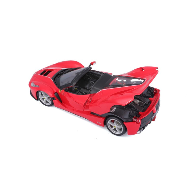 18-26022 Bburago Ferrari Race&Play - Ferrari LaFerrari Aperta, rouge - 1:24