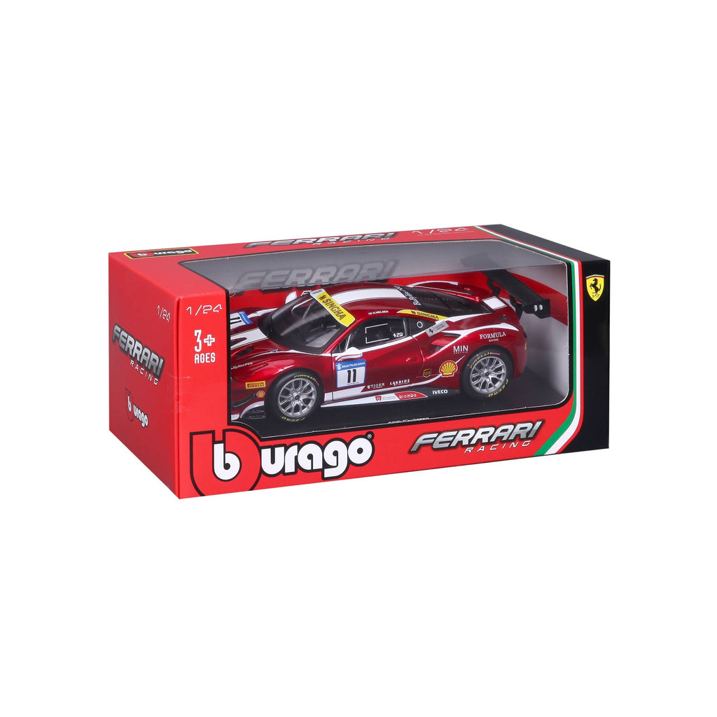 18-26308 Bburago Ferrari Racing - Ferrari 488 Challenge (2017) - 1:24