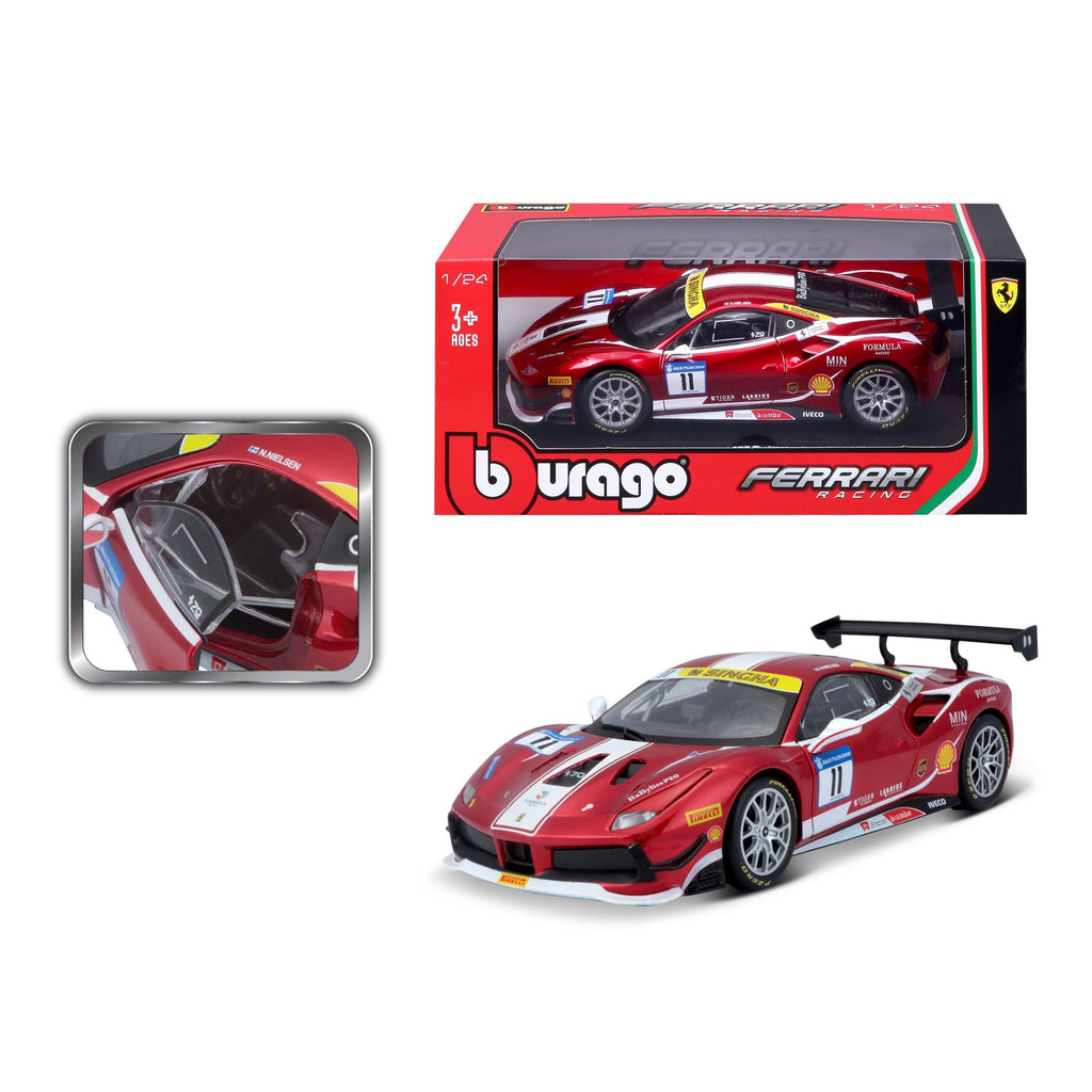 18-26308 Bburago Ferrari Racing - Ferrari 488 Challenge (2017) - 1:24