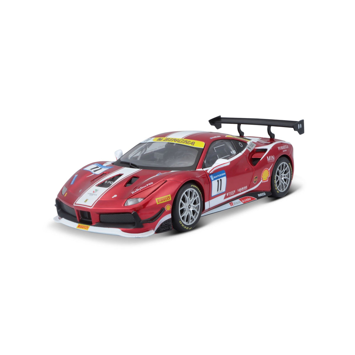 18-26308 Bburago Ferrari Racing - Ferrari 488 Challenge (2017) - 1:24