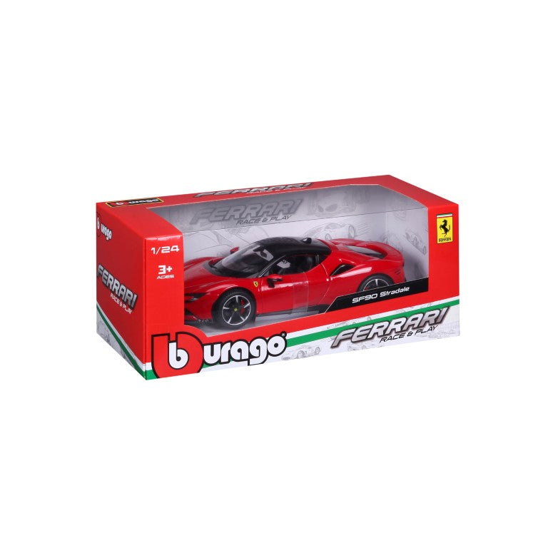 18-26028 Bburago Ferrari Course&Jeu - Ferrari SF90 Stradale - Échelle 1:24
