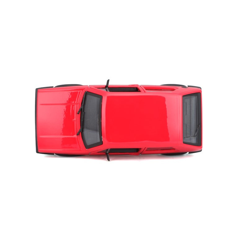 18-21089 RD Bburago - Volkswagen Golf Mk1 GTI, rouge (1979) - 1:24