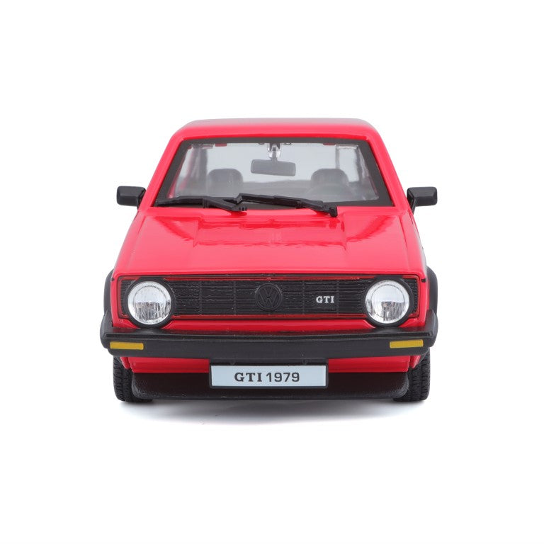 18-21089 RD Bburago - Volkswagen Golf Mk1 GTI, rouge (1979) - 1:24
