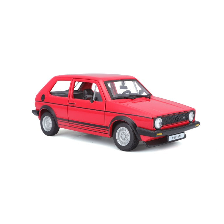 18-21089 RD Bburago - Volkswagen Golf Mk1 GTI, rouge (1979) - 1:24