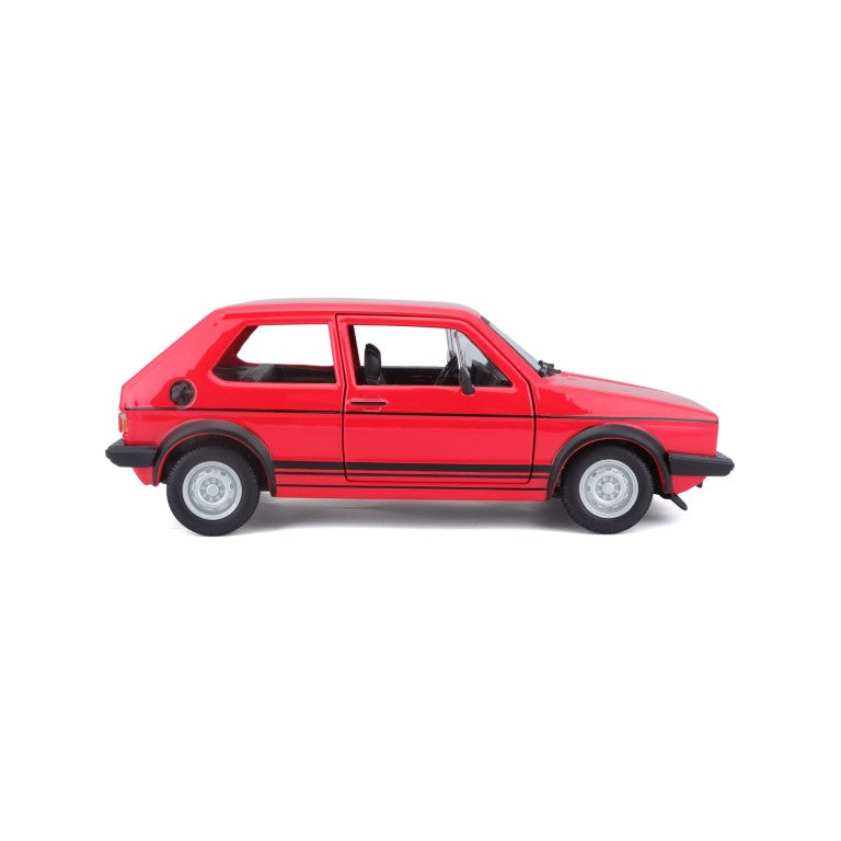 18-21089 RD Bburago - Volkswagen Golf Mk1 GTI, rouge (1979) - 1:24