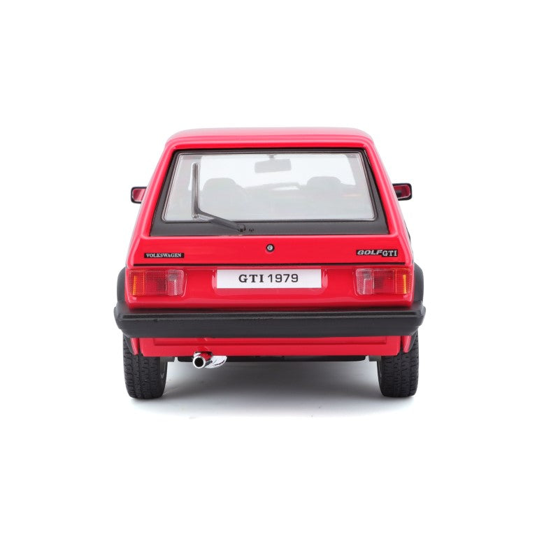 18-21089 RD Bburago - Volkswagen Golf Mk1 GTI, rouge (1979) - 1:24