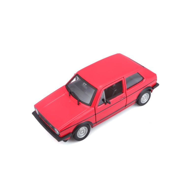 18-21089 RD Bburago - Volkswagen Golf Mk1 GTI, rouge (1979) - 1:24