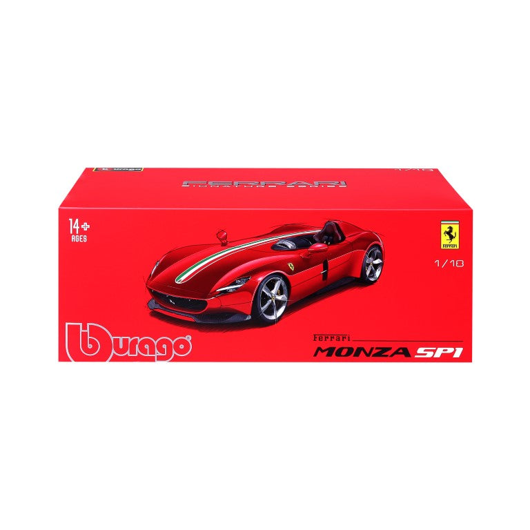 18-16909 Bburago Ferrari Signature - Ferrari Monza SP1, rossa - Échelle 1:18