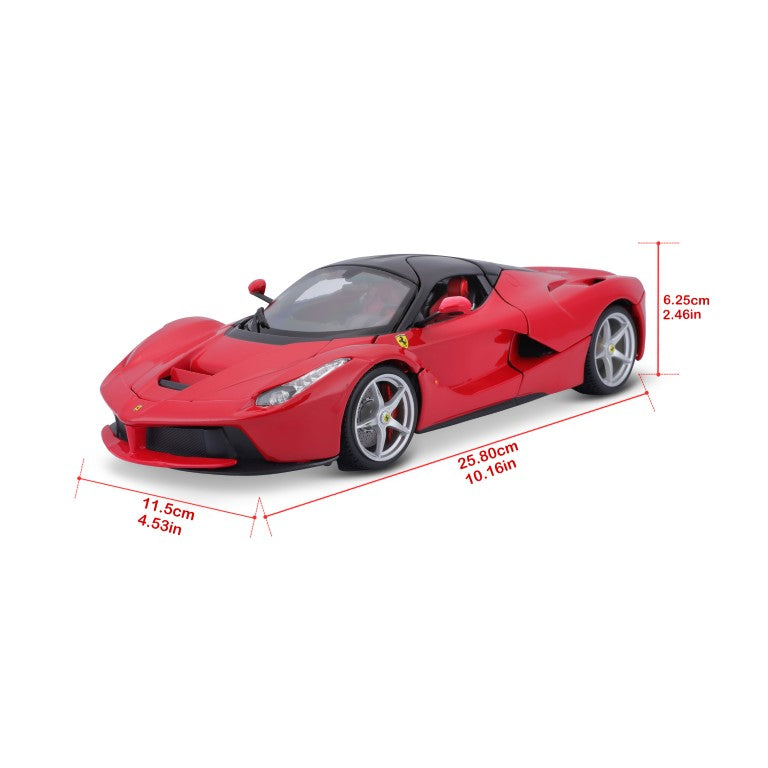 18-16901 Bburago Ferrari Signature - Ferrari LaFerrari, rossa - Échelle 1:18