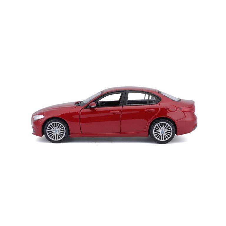 18-21080 RD Bburago - Alfa Romeo Giulia (2016), rouge - Échelle 1:24