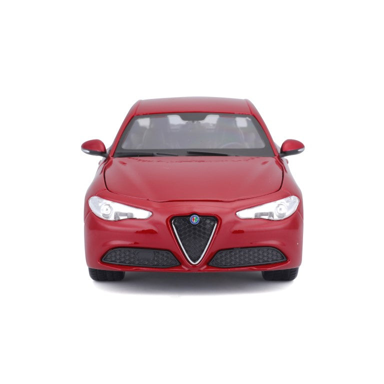 18-21080 RD Bburago - Alfa Romeo Giulia (2016), rouge - Échelle 1:24