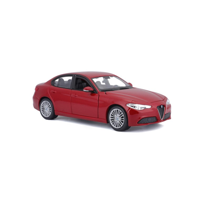 18-21080 RD Bburago - Alfa Romeo Giulia (2016), rouge - Échelle 1:24