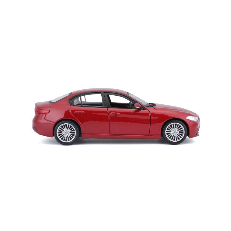 18-21080 RD Bburago - Alfa Romeo Giulia (2016), rouge - Échelle 1:24