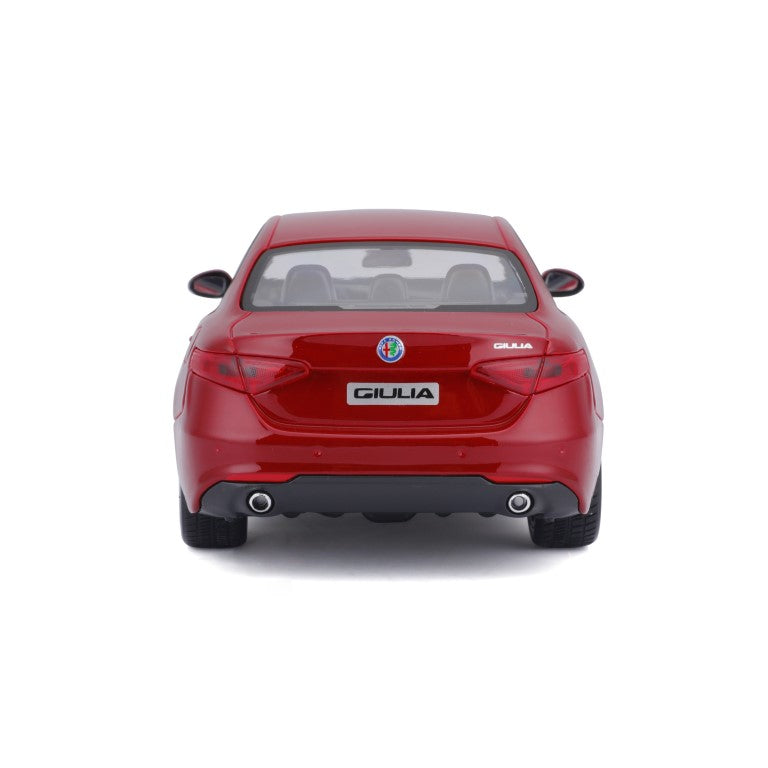 18-21080 RD Bburago - Alfa Romeo Giulia (2016), rouge - Échelle 1:24