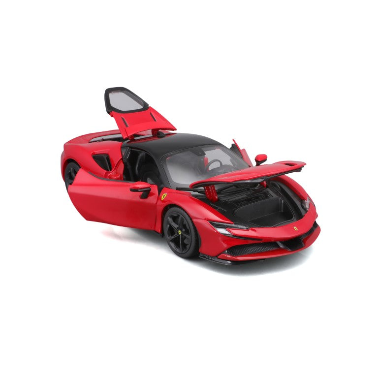 18-16015 Bburago Ferrari R&P - Ferrari SF90 Stradale, rouge - Échelle 1:18