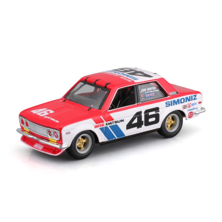 18-38301 Bburago Course - Bre Datsun 510 - Échelle 1:43