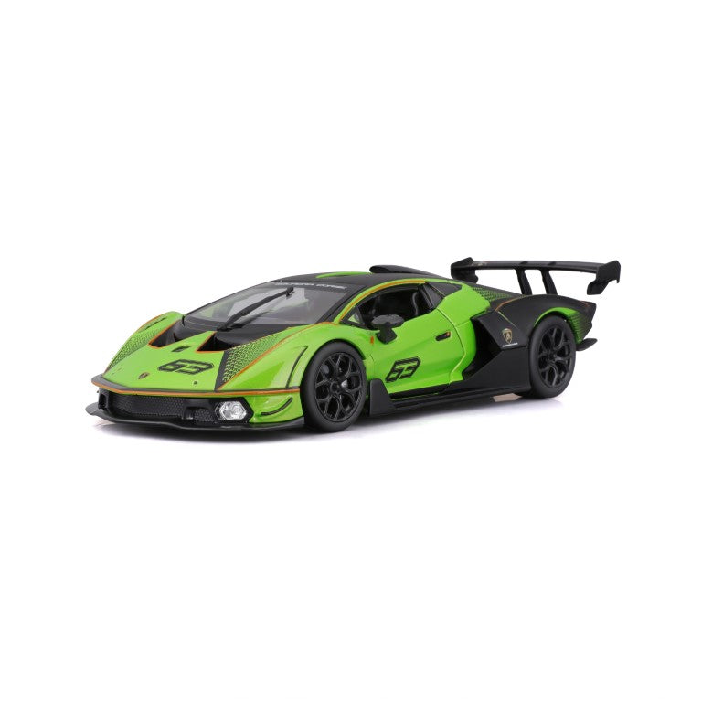 18-28017 Bburago Race - Lamborghini Essenza SCV12 #63, vert - 1:24