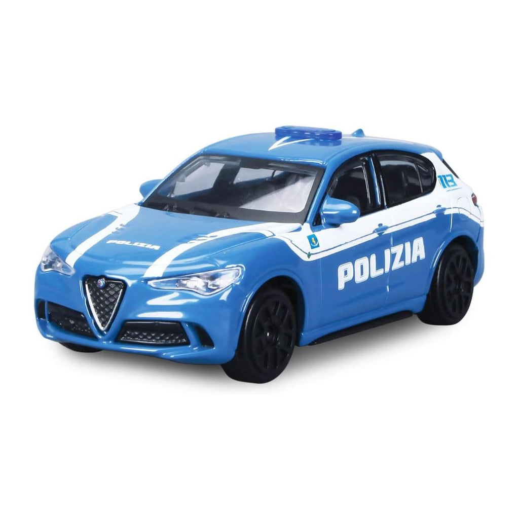 18-01458 (28-21086) Bburago - Alfa Romeo Stelvio Polizia - Échelle 1:24