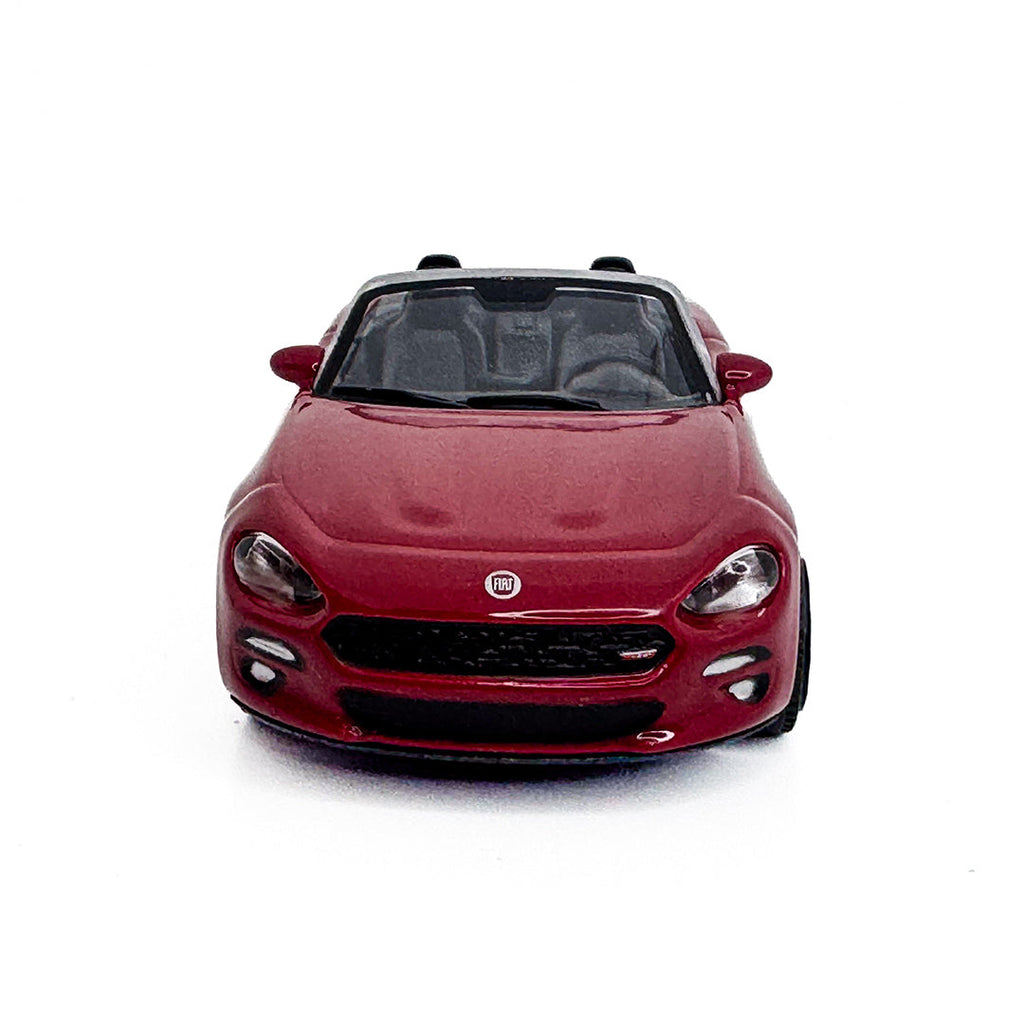18-30424 Bburago Street Fire - Fiat 124 Spider, rouge - Échelle 1:43