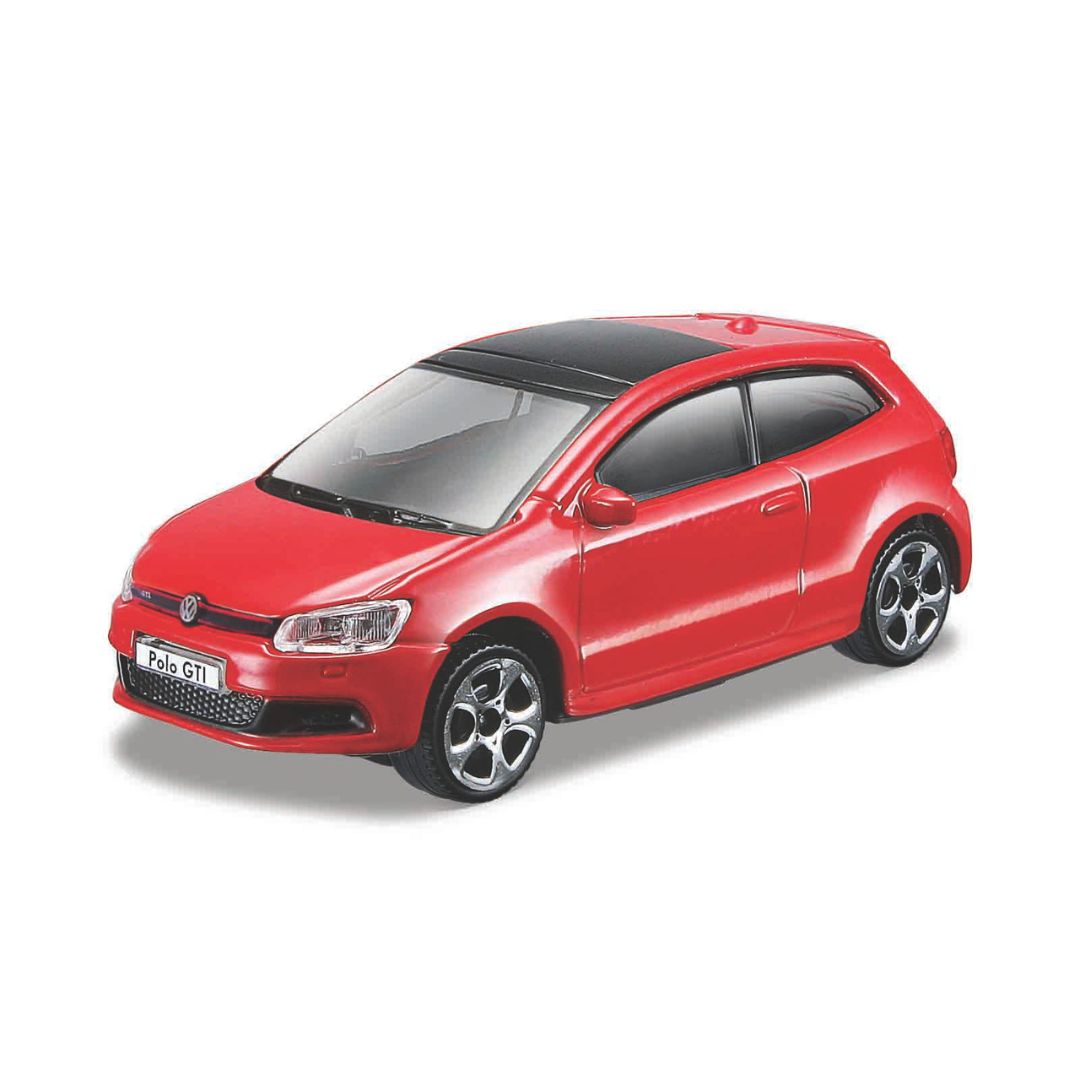 18-30233 Bburago Street Fire - Volkswagen Polo GTI Mark 5, rouge - Échelle 1:43