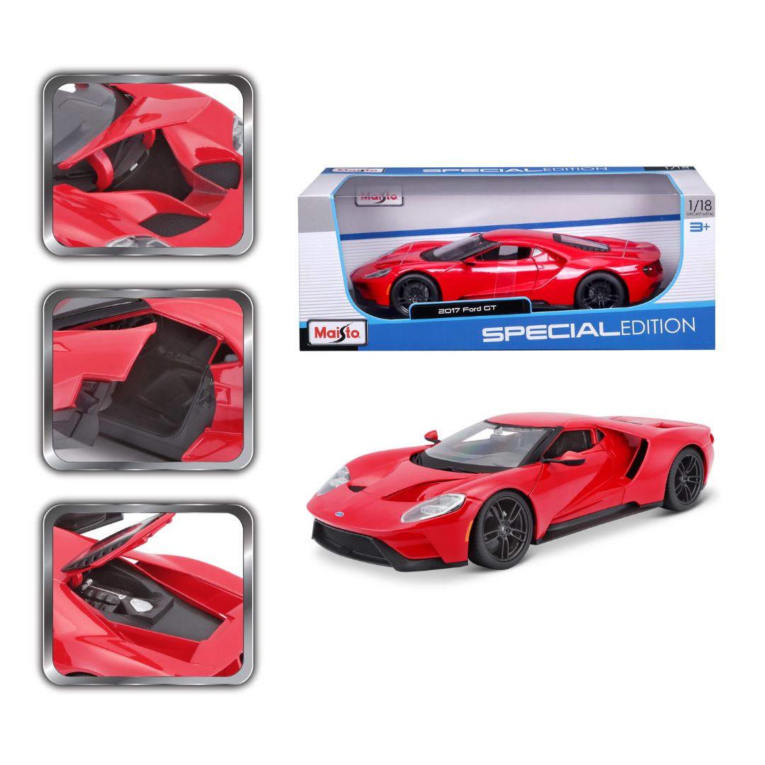 31384 RD Bburago Maisto - Ford GT (2017), rouge - Échelle 1:18