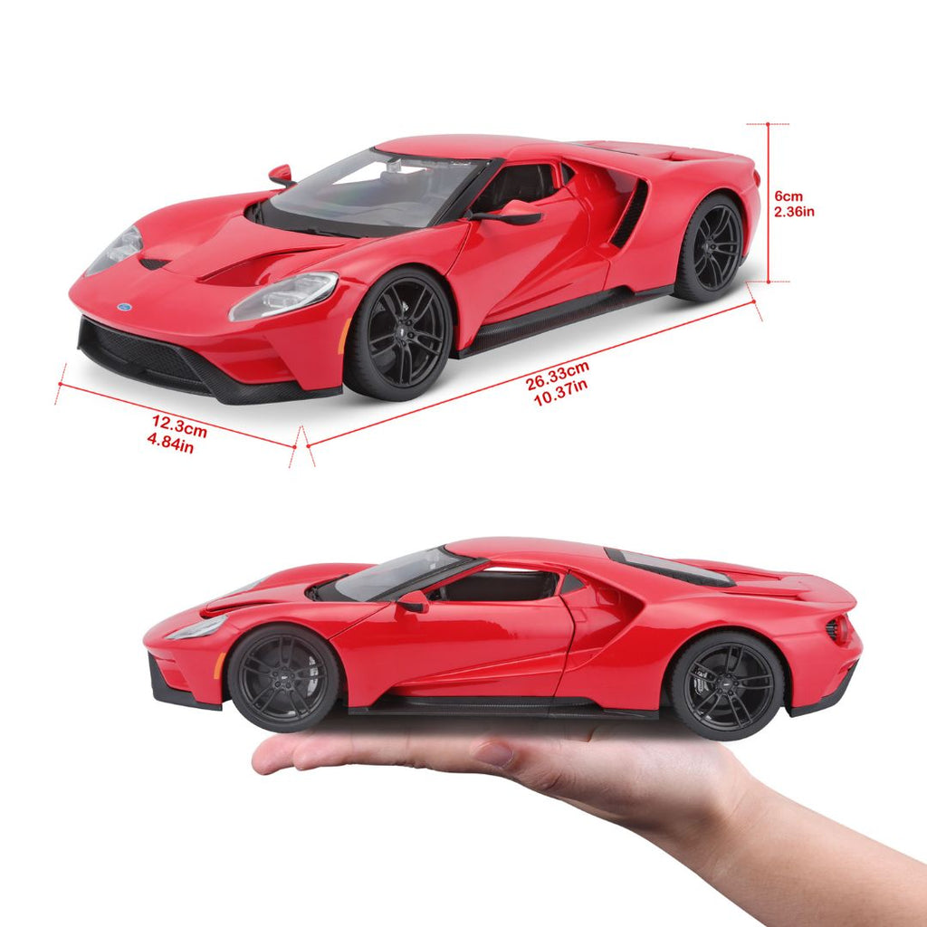 31384 RD Bburago Maisto - Ford GT (2017), rouge - Échelle 1:18