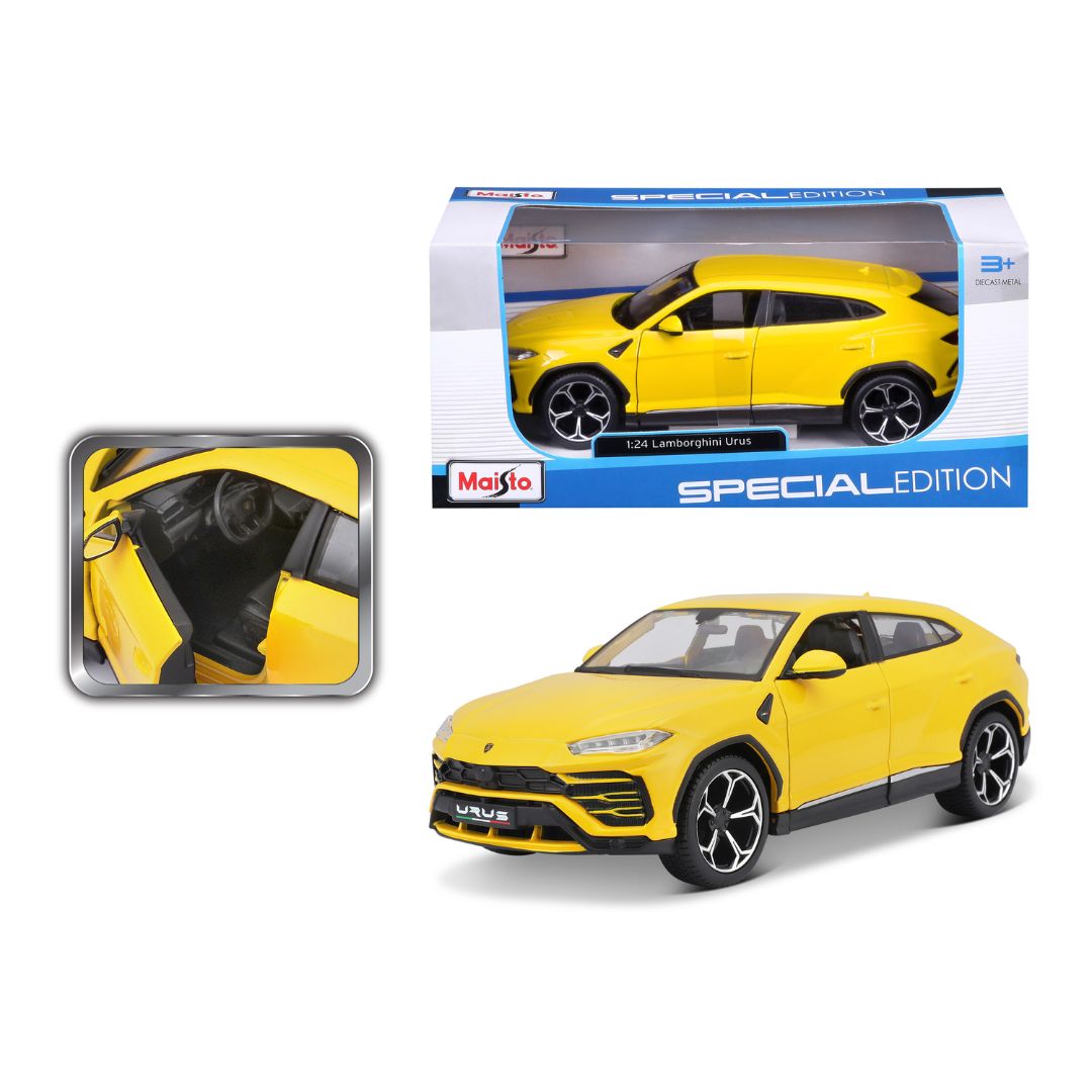 31519 YL Bburago Maisto - Lamborghini Urus, jaune - Échelle 1:24