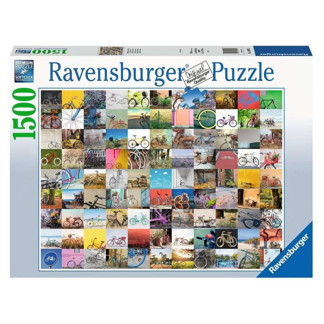 16007 Ravenburger - 99 vélos et plus... - Puzzle 1500 pièces