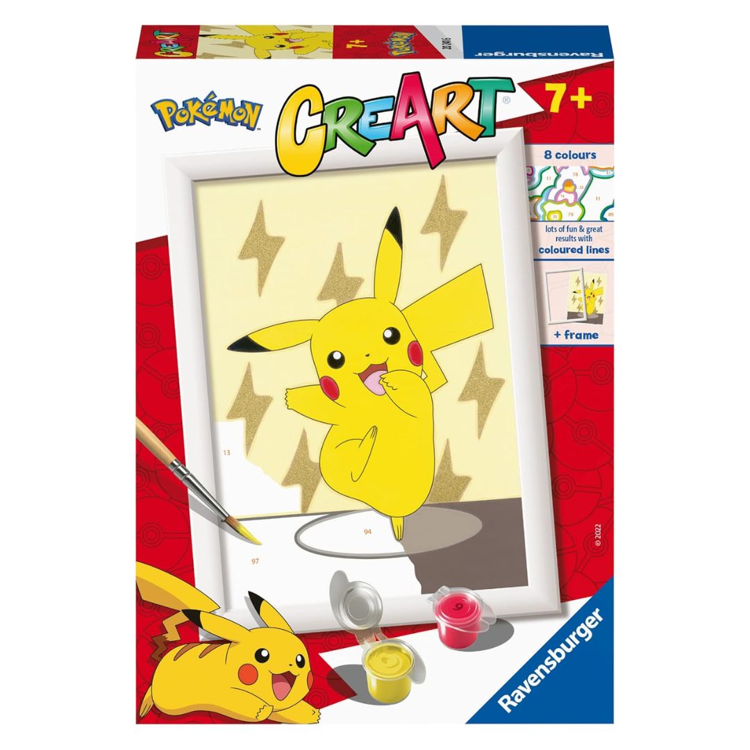 20241 Ravensburger : CreArt - Pokemon : Pikachu - Série E Licencié