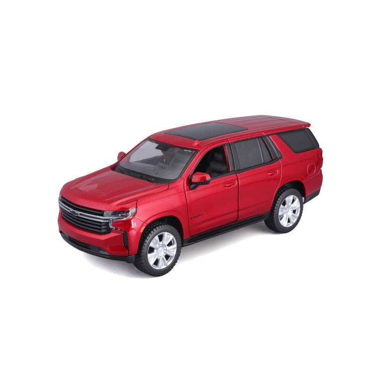 31533 RD Bburago Maisto - Chevrolet Tahoe (2021), rouge - Échelle 1:26